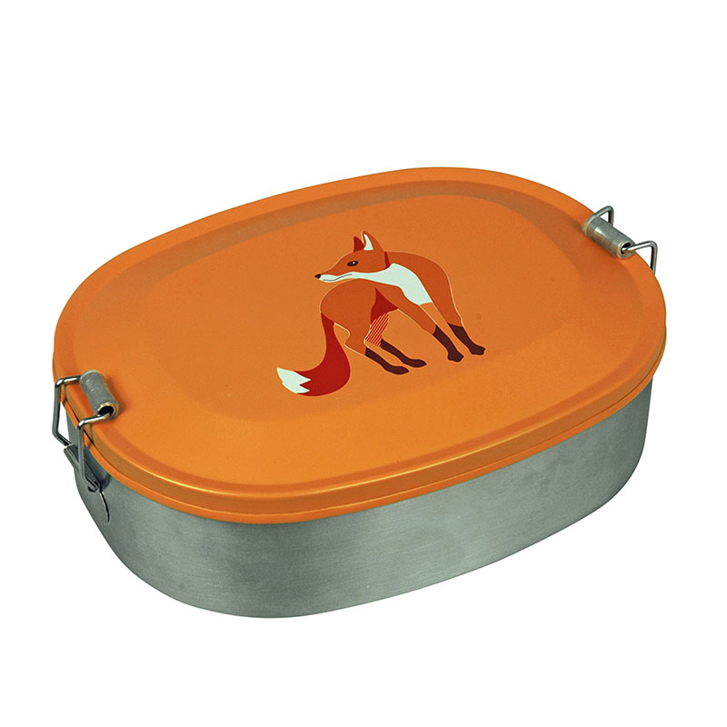 constante Volwassen Ontspannend The Zoo - Lunchbox Fox - Broodtrommel vos RVS - BijCees