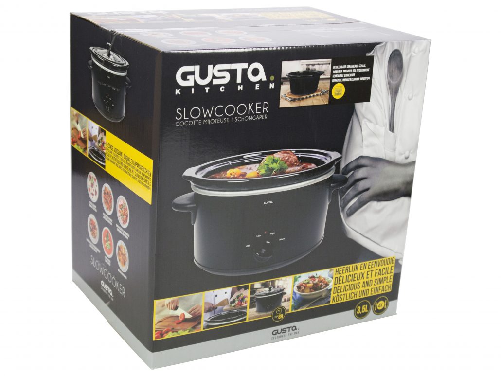 Gusta Slow Cooker 3 5L Elektrische Stoofpan BijCees