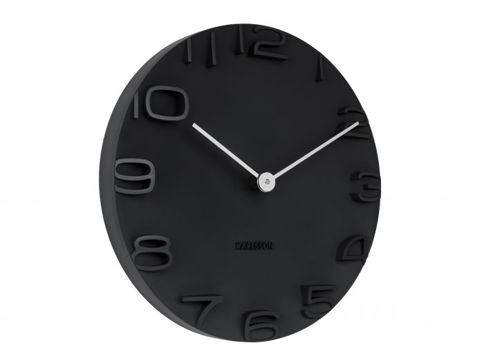 Karlsson Wall Clock On The Edge Black 4 BijCees.nl