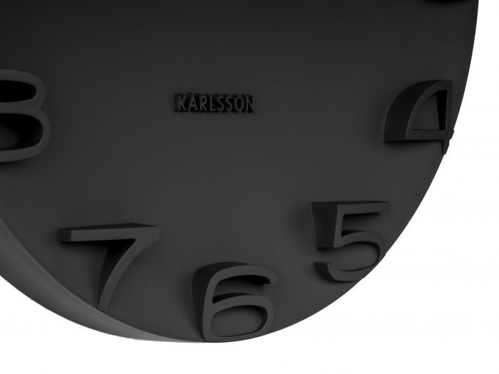 Karlsson Wall Clock On The Edge Black 3 BijCees.nl