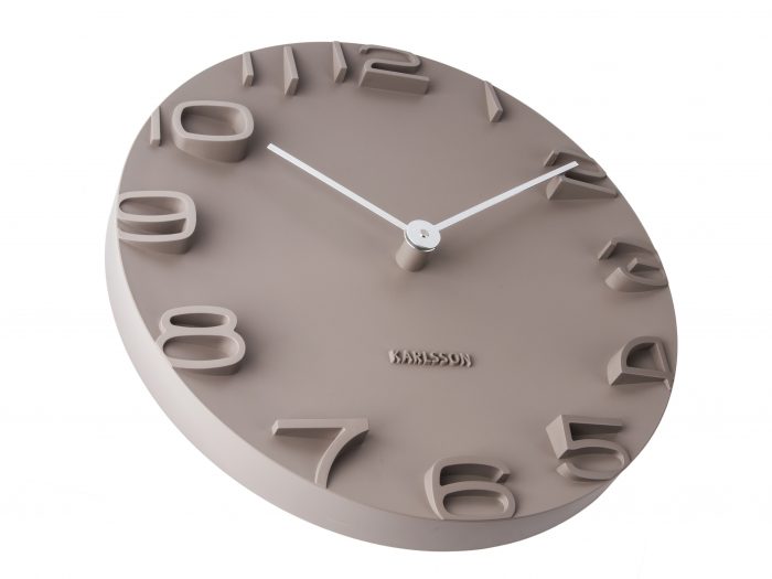 Karlsson Wall Clock On The Edge Grey 2 BijCees.nl