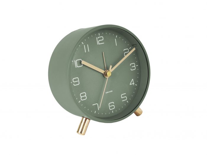 Karlsson Alarm Clock Lofty Green 2 BijCees.nl
