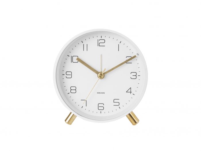 Karlsson Alarm Clock Lofty White BijCees.nl