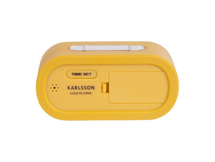 Karlsson Alarm Clock Gummy Yellow 3 BijCees.nl