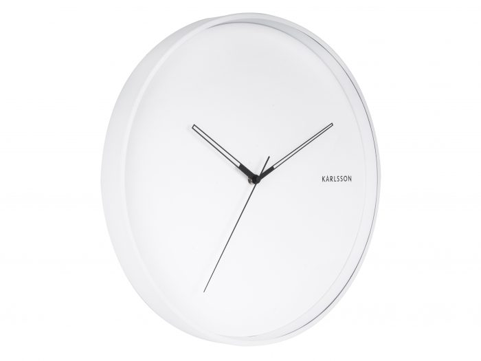 Karlsson Wall Clock Hue White 2 BijCees.nl