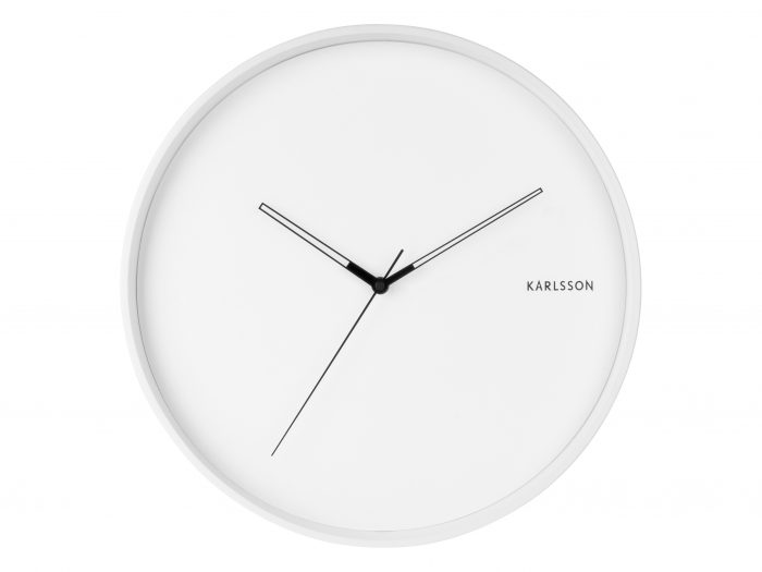 Karlsson Wall Clock Hue White BijCees.nl