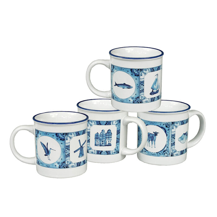 Cabanaz Tea/Coffee Mug Dutch Blue bijcees.nl