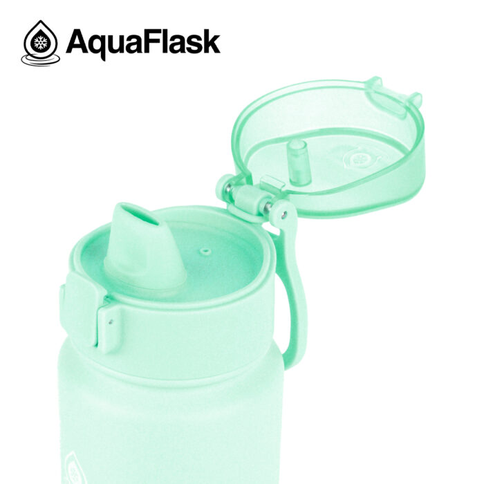 aquaflask waterfles met rietje 720ml mint gelato bijcees.nl