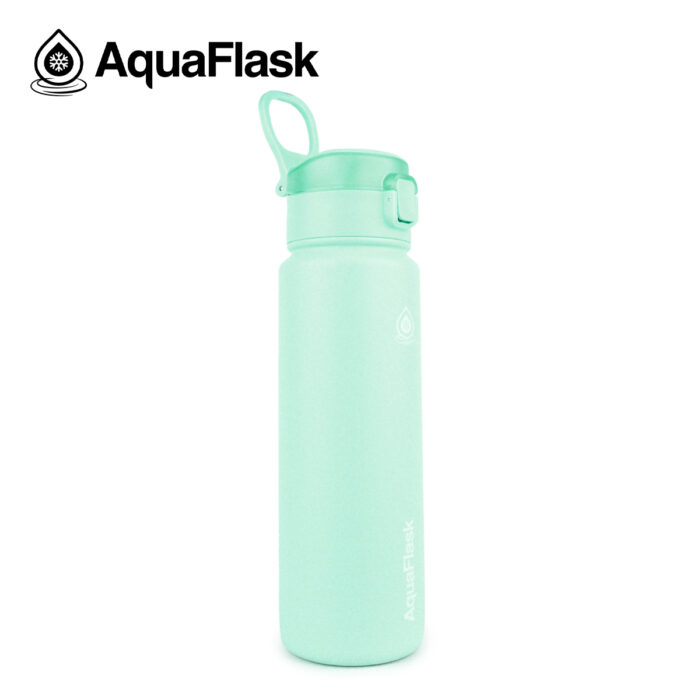 aquaflask waterfles met rietje 720ml mint gelato bijcees.nl