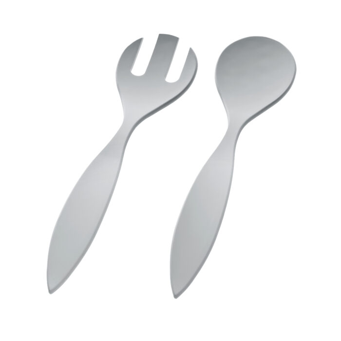 Zuperzozial Nature Salad Server Grey bijcees.nl