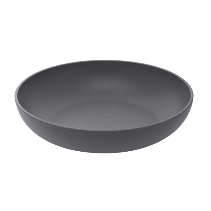 Zuperzozial Nature Flat Bowl Slate 26cm bijcees.nl