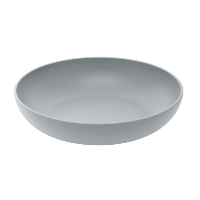 Zuperzozial Nature Flat Bowl Grey 26cm bijcees.nl