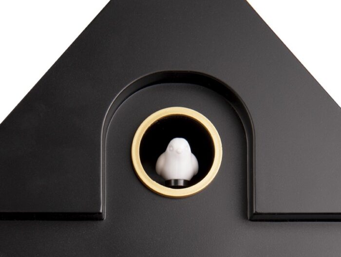 Karlsson Wall Clock Modern Cuckoo Black bijcees.nl